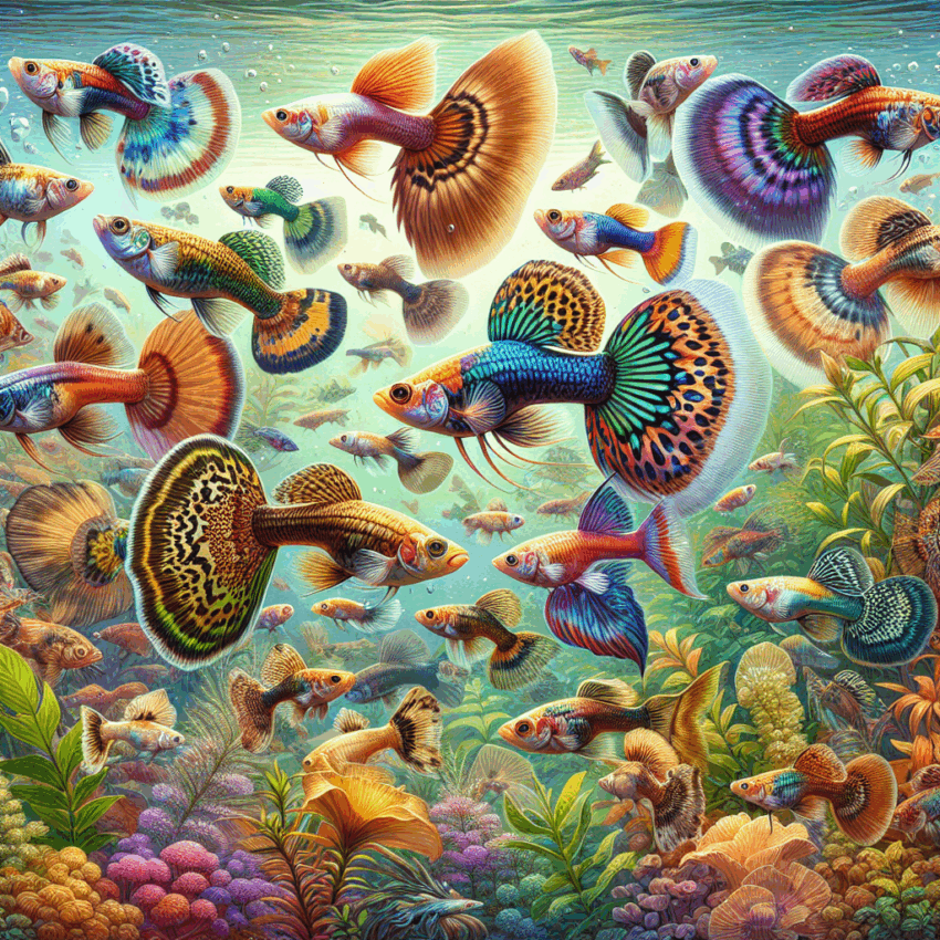 Fascinerende farver og mønstre: Alt om guppy fiskens udseende og varianter